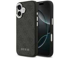 Guess 4G MagSafe dėklas skirtas Apple iPhone 17 juodos spalvos
