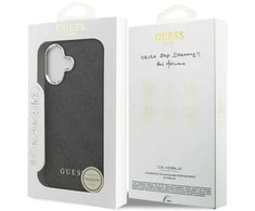 Guess 4G MagSafe dėklas skirtas iPhone 17 juodos spalvos