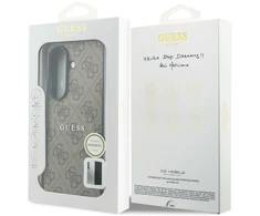 Guess PU Leather 4G Magnetic dėklas Samsung Galaxy Z Fold 8 Ultra rudos spalvos