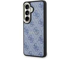 Cg Mobile Sas „Guess 4G“ įspausto žiedo formos „MagSafe“ dėklas, skirtas „Samsung Galaxy S26+“, mėlynas