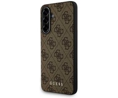 GUESS dėklas skirtas Samsung Galaxy A36 GUHCSA36G4GFBR (PU 4G Classic) rudos spalvos