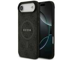Dėklas Guess 4G Ring Classic Logo MagSafe case for iPhone 17 Air - juodas