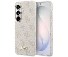 Cg Mobile Sas Dėklas Guess 4G Script MagSafe do Samsung Galaxy S26 rožinė