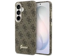 Dėklas Guess 4G Script MagSafe do Samsung Galaxy S26 ruda