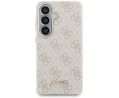 Cg Mobile Sas Dėklas Guess 4G Script MagSafe do Samsung Galaxy S26 rožinė