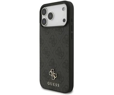 Dėklas Guess 4G Small Classic Logo MagSafe Case for iPhone 17 Pro Max / 18 Pro Max - Juodas