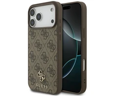 Dėklas Guess 4G Small Classic Logo MagSafe Case for iPhone 17 Pro Max / 18 Pro Max - Brown