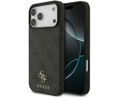 Dėklas Guess 4G Small Classic Logo MagSafe Case for iPhone 17 Pro Max / 18 Pro Max - Juodas