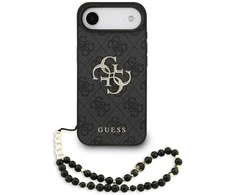 Guess 4G Strap 4G Classic Logo dėklas skirtas Apple iPhone Air juodos spalvos