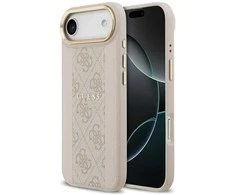 Dėklas Guess 4G Stripe MagSafe Case for iPhone Air - Rožinė