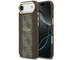 „Guess 4G Stripe MagSafe“ dėklas, skirtas „iPhone Air“ – rudas
