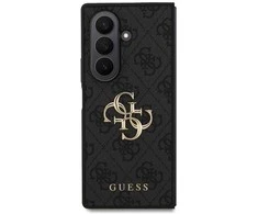 Guess PU 4G Metal Logo dėklas skirtas Samsung Galaxy Z Fold 7 pilkos spalvos