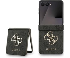 Guess Big 4G Logo Classic Logo dėklas skirtas Samsung Galaxy Z Flip7 juodos spalvos