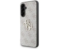 GUESS dėklas skirtas Samsung Galaxy A36 GUHCSA364GMGPI (4G PU Big Logo) rožinės spalvos