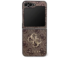 Guess Big 4G Logo Classic Logo dėklas skirtas Samsung Galaxy Z Flip7 rudos spalvos