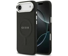 Guess PU Saffiano MagSafe dėklas skirtas Apple iPhone Air juodos spalvos