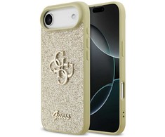Guess Fixed Glitter Big 4G - dėklas skirtas Apple iPhone Air auksinis