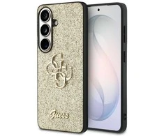 „Dėklas Guess“ fiksuotas blizgus didelis metalinis 4G logotipas, skirtas „Samsung Galaxy S26“ zlotams