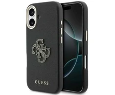 Dėklas GUESS case for IPHONE 17 GUHCP17S5PS4RGGK (PU FW Resin Logo) juodas