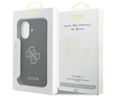 Dėklas GUESS case for IPHONE 17 GUHCP17S5PS4RGGK (PU FW Resin Logo) juodas