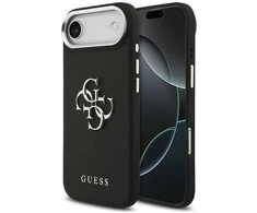 Dėklas Guess Grained Big 4G Classic Logo for Apple iPhone Air juodos spalvos