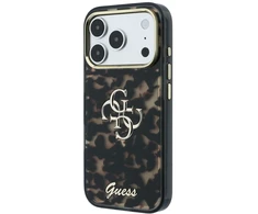 Dėklas Guess IML 4G Script Metal Logo MagSafe Case for iPhone 18 Pro - Burgundy
