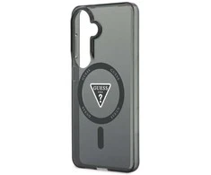 Guess C9b1c IML gradientinis trikampio formos „MagSafe“ dėklas, skirtas „Samsung Galaxy S26“, juodas