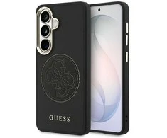 Guess PU Perforated 4G Logo Magnetic dėklas skirtas Samsung Galaxy S26 juodos spalvos