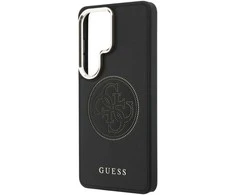 Guess PU Perforated 4G Logo Magnetic dėklas skirtas Samsung Galaxy S26 Ultra juodos spalvos