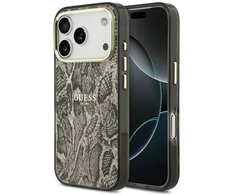 Dėklas Guess Python Pattern MagSafe Case for iPhone 17 Pro / 18 Pro - Brown