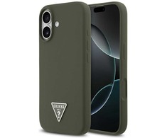 „Guess“ silikoninis trikampio formos logotipo „MagSafe“ dėklas, skirtas „iPhone 17“ – „Alias“