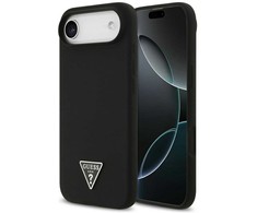 Guess Silicone Triangle Logo MagSafe - dėklas skirtas Apple iPhone Air juodas