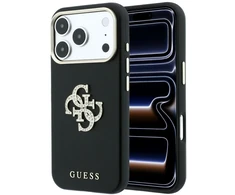 Dėklas Guess Smooth &amp; Big Strass Logo Case for iPhone 18 Pro / 17 Pro - Juodas