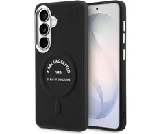 Karl Lagerfeld PU RSG Logo Magnetic dėklas skirtas Samsung Galaxy S26+ juodos spalvos