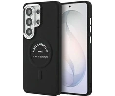 Karl Lagerfeld PU RSG Logo Magnetic dėklas skirtas Samsung Galaxy S26 Ultra juodos spalvos