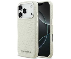 Karl Lagerfeld FW Stamped Karl MagSafe Dėklas skirtas Apple iPhone 17 Pro rusvai gelsvas