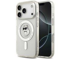 Karl Lagerfeld IML Choupette MagSafe - dėklas skirtas Apple iPhone 17 Pro transparent