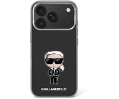 Dėklas Karl Lagerfeld IML Ikonik Sketch Print MagSafe Case for iPhone 17 Pro Max / 18 Pro Max - Juodas