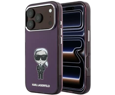 Dėklas Karl Lagerfeld IML Ikonik Sketch Print MagSafe case for iPhone 18 Pro Max / 17 Pro Max burgundy