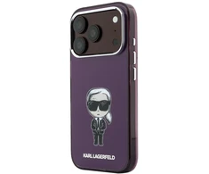 Dėklas Karl Lagerfeld IML Ikonik Sketch Print MagSafe case for iPhone 18 Pro Max / 17 Pro Max burgundy