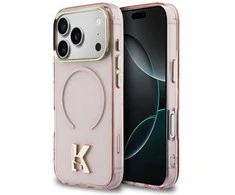 Dėklas Karl Lagerfeld IML K Head Logo MagSafe Case for iPhone 17 Pro - Rožinė