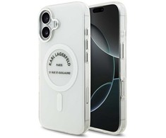 Karl Lagerfeld IML Karl RSG Logo MagSafe - dėklas skirtas Apple iPhone 17 transparent