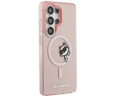 Karl Lagerfeld IML „Peekaboo Choupette MagSafe“ dėklas, skirtas „Samsung Galaxy S26 Ultra“, rožinis