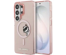 Karl Lagerfeld IML „Peekaboo Choupette MagSafe“ dėklas, skirtas „Samsung Galaxy S26 Ultra“, rožinis