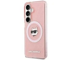 Karl Lagerfeld IML kartotinis „Choupette MagSafe“ dėklas, skirtas „Samsung Galaxy S26“, rožinis