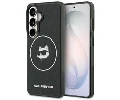 Karl Lagerfeld IML kartotinis „Choupette MagSafe“ dėklas, skirtas „Samsung Galaxy S26“, juodas