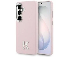 Karl Lagerfeld K metalinis logotipas „MagSafe“ dėklas, skirtas „Samsung Galaxy S26“, rožinis