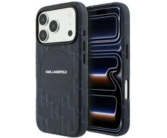 Dėklas Karl Lagerfeld Monogram Logo MagSafe Case for iPhone 17 Pro - Mėlyna