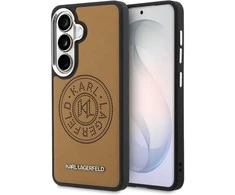 Karl Lagerfeld perforuotas KL MagSafe dėklas, skirtas „Samsung Galaxy S26+“, rudas