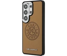 Karl Lagerfeld Perforuotas KL MagSafe dėklas, skirtas „Samsung Galaxy S26 Ultra“, rudas